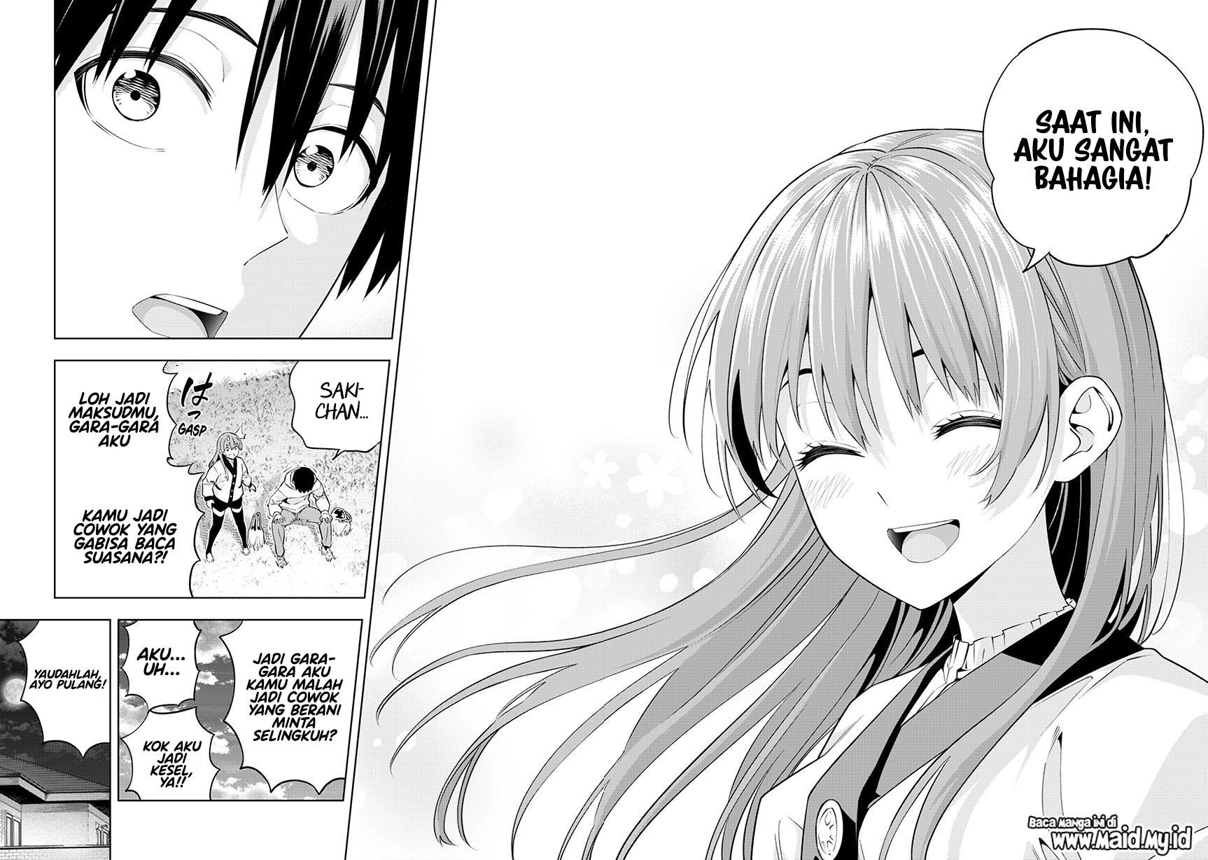 Kanojo mo Kanojo Chapter 144 End Gambar 17